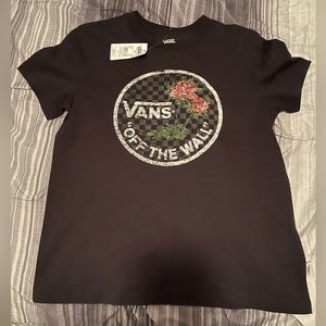 Women’s Vans Black T-Shirt , Size: Small